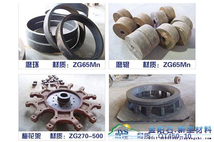 雷蒙磨粉机配件磨辊磨环