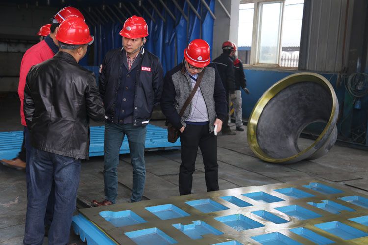 欢迎浙江美安普矿山机械股份有限公司一行来公司指导工作