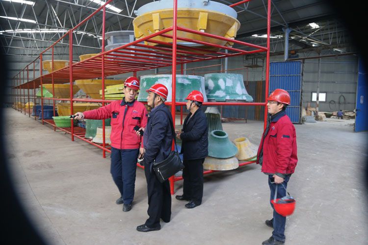 欢迎江苏华宏一行到金阳石公司来访