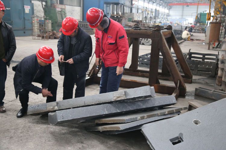 欢迎江苏华宏一行到金阳石公司来访