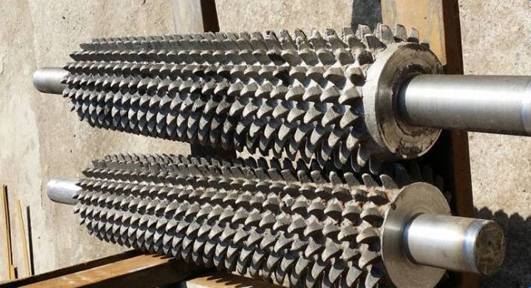 高锰钢辊皮辊套