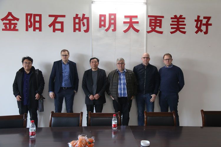 瑞典客户到访金阳石