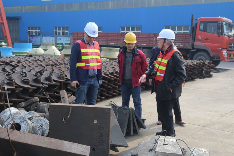 德国客户来金阳石考察