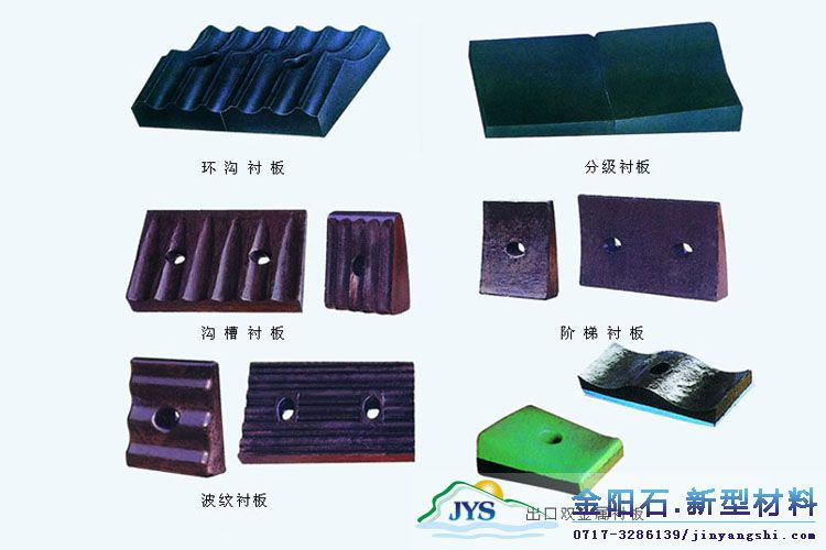 专用于铁矿的球磨机金属磁性衬板